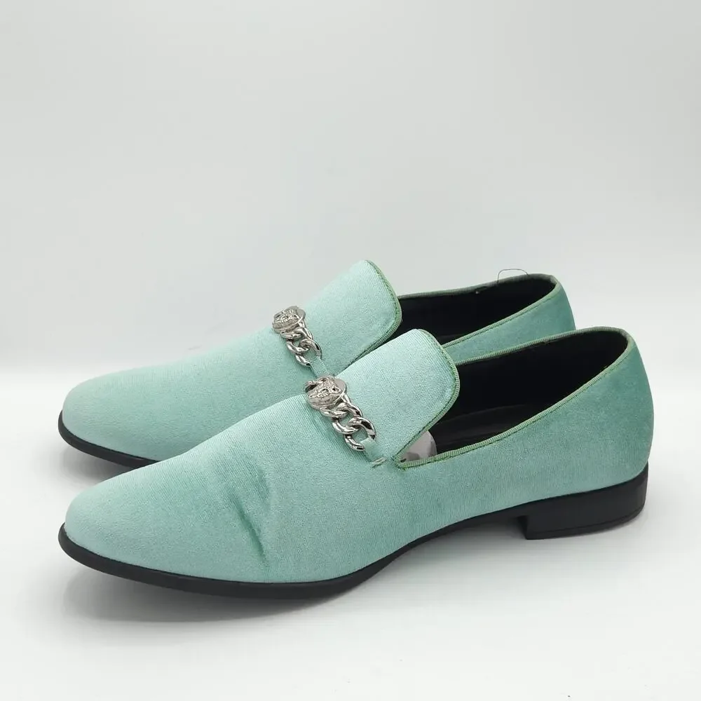 Amali Lynx Mint Men's Green Dress Shoes Size 10